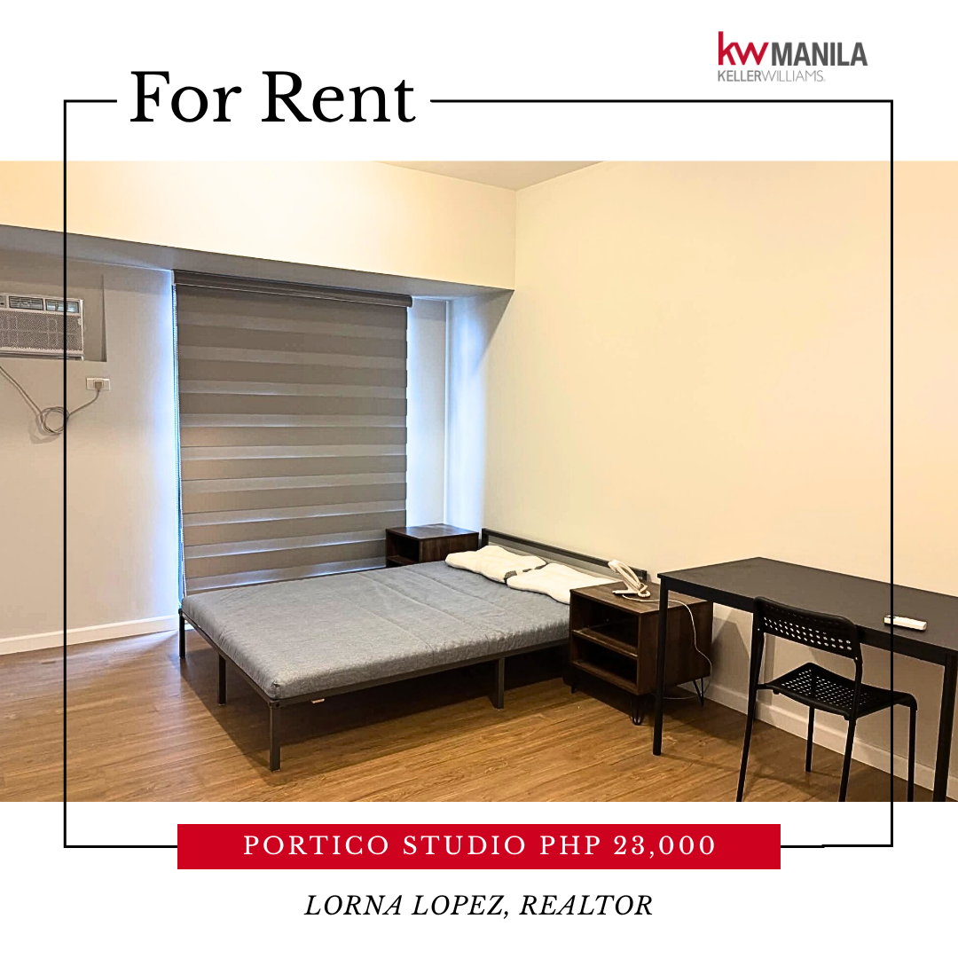 Portico Travertine Pasig Studio for Rent